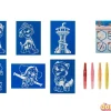 Juego de boligrafos patrulla canina spray & create