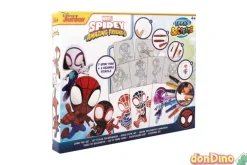 Juego de boligrafos spidey spray & create