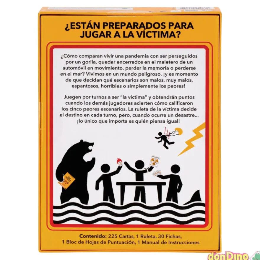 Juego de cartas el peor escenario