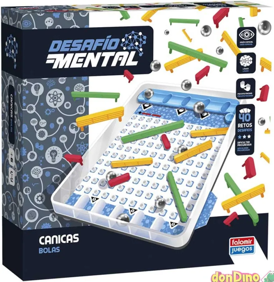 Juego desafio mental canicas 40 retos