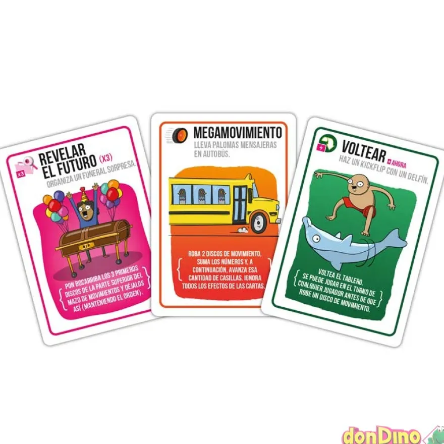 Juego de tablero exploding kittens