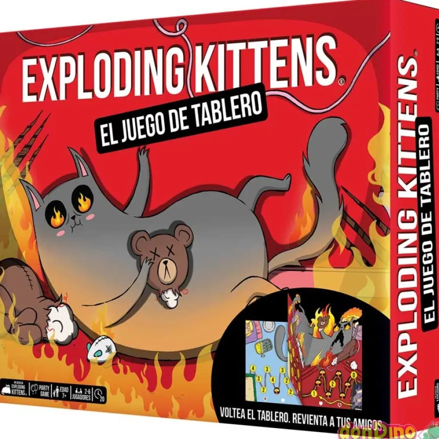 Juego de tablero exploding kittens