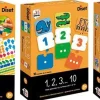 Juego educativo 3-surtidos 1,2,3...10, animal mix, colorea con pegatinas
