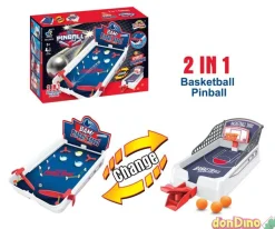 Juego 2 en 1 basketball & pinball