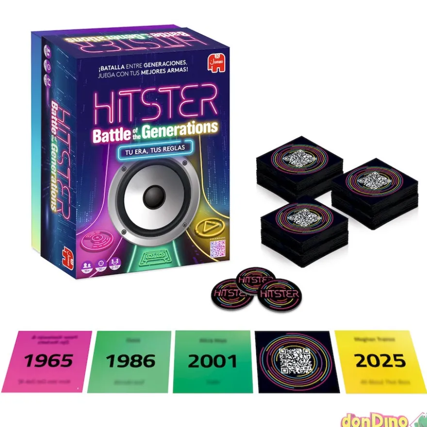 Juego hitster batalla entre generaciones