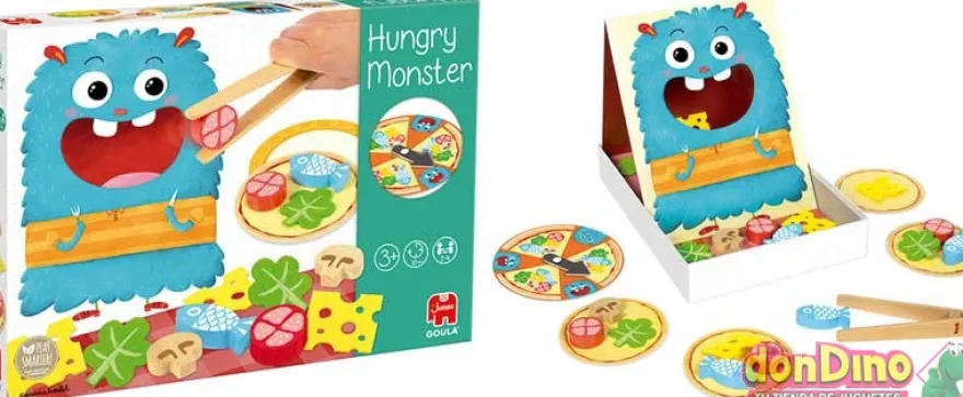 Juego hungry monster madera