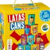 Juego latas 10 latas 11,7x7,5 cm, 3 sacos 11,7x7,5 cm.