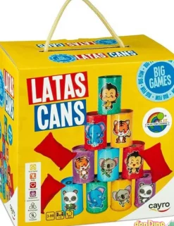 Juego latas 10 latas 11,7x7,5 cm, 3 sacos 11,7x7,5 cm.