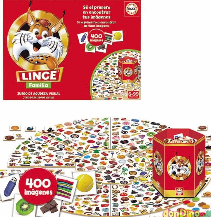 Juego lince familia 400 imagenes