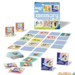 Juego memory bluey 64 cartas