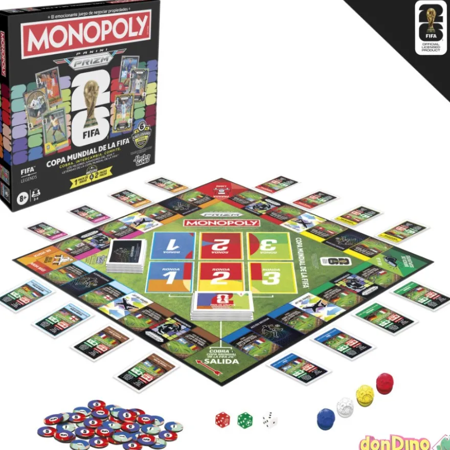 Juego monopoly copa mundial fifa panini prizm
