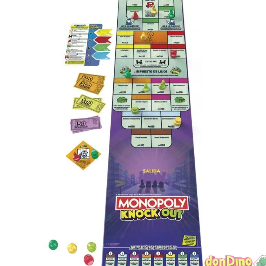 Juego monopoly knock out