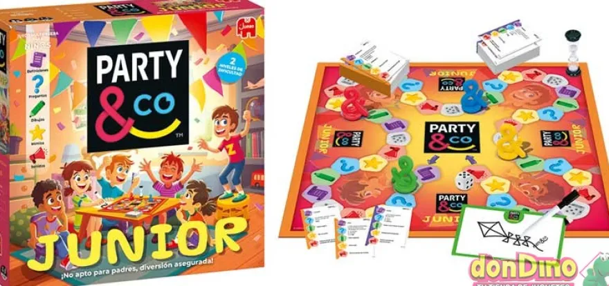 Juego party & co junior 2 niveles de dificultad