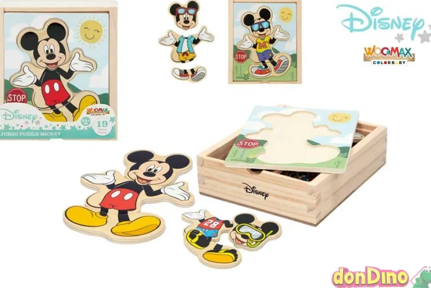 Juego puzzle mickey 19 pzas.