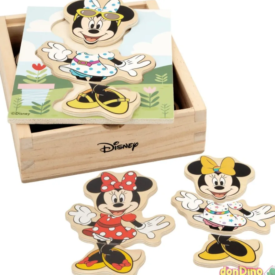 Juego puzzle minnie madera 19 pzas.