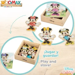 Juego puzzle minnie madera 19 pzas.