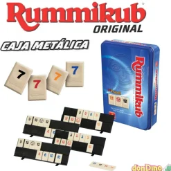 Juego rummikub travel caja metalica
