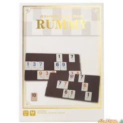 Juego rummy con 100 fichas