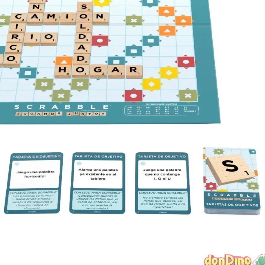Juego scrabble madera 2 en 1