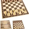 Juegos familiares 3 en 1 ajedrez-damas-backgammon