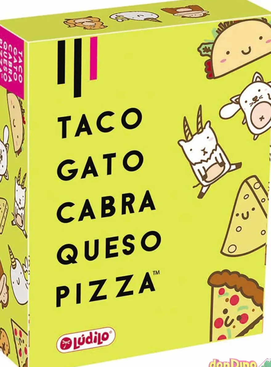 Juego taco gato cabra queso pizza
