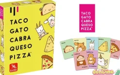 Juego taco gato cabra queso pizza