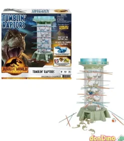 Juego tumblin' raptors jurassic w. jurassic world: dominion