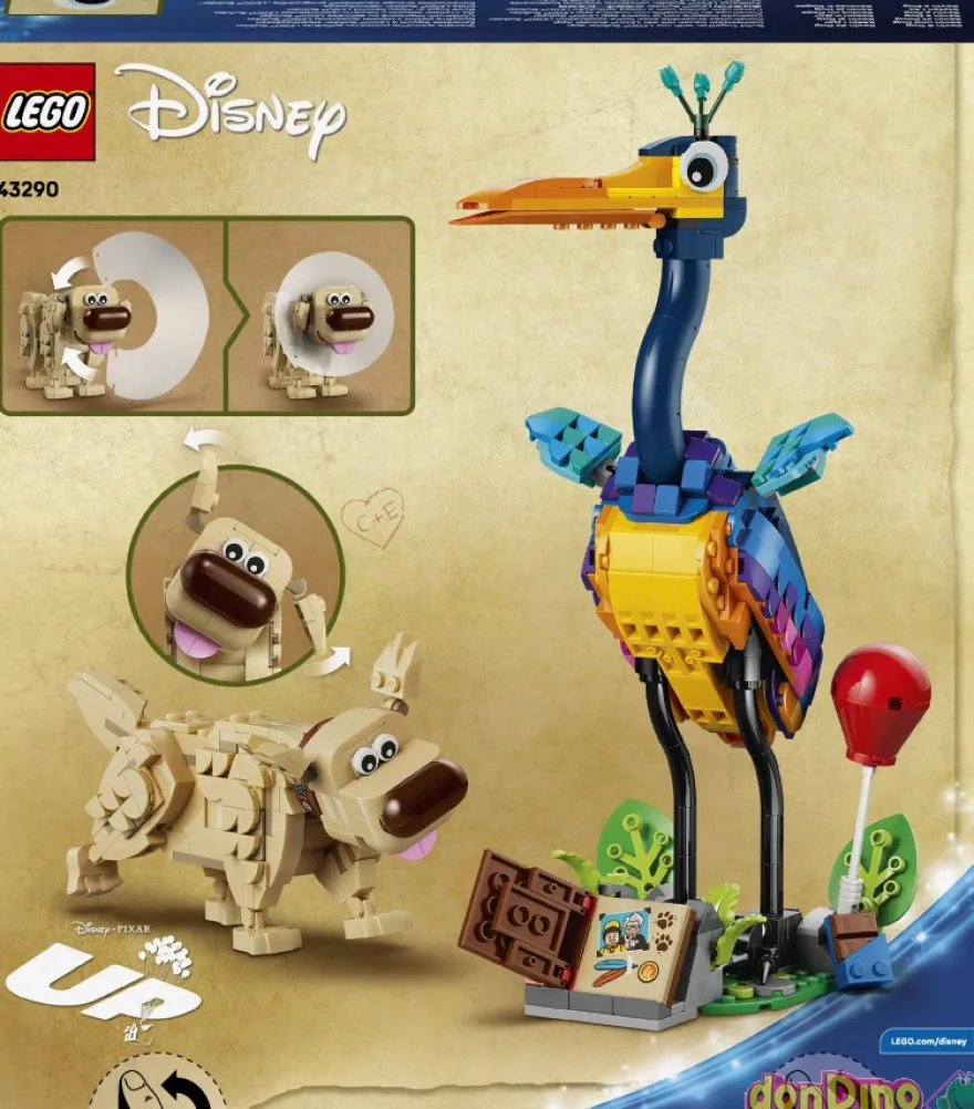 Kevin & dug up lego disney pixar 628 pzas.