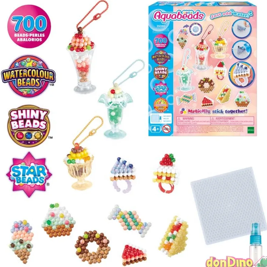 Kit accesorios dulces aquabeads 700 abalorios