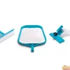 Kit de limpieza de piscina basico red de hojas,cepillo de pared,boca de aspiracion