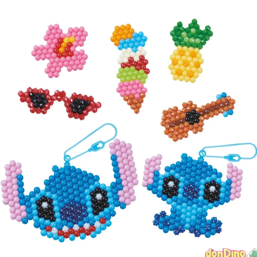 Kit llaveros stitch aquabeads