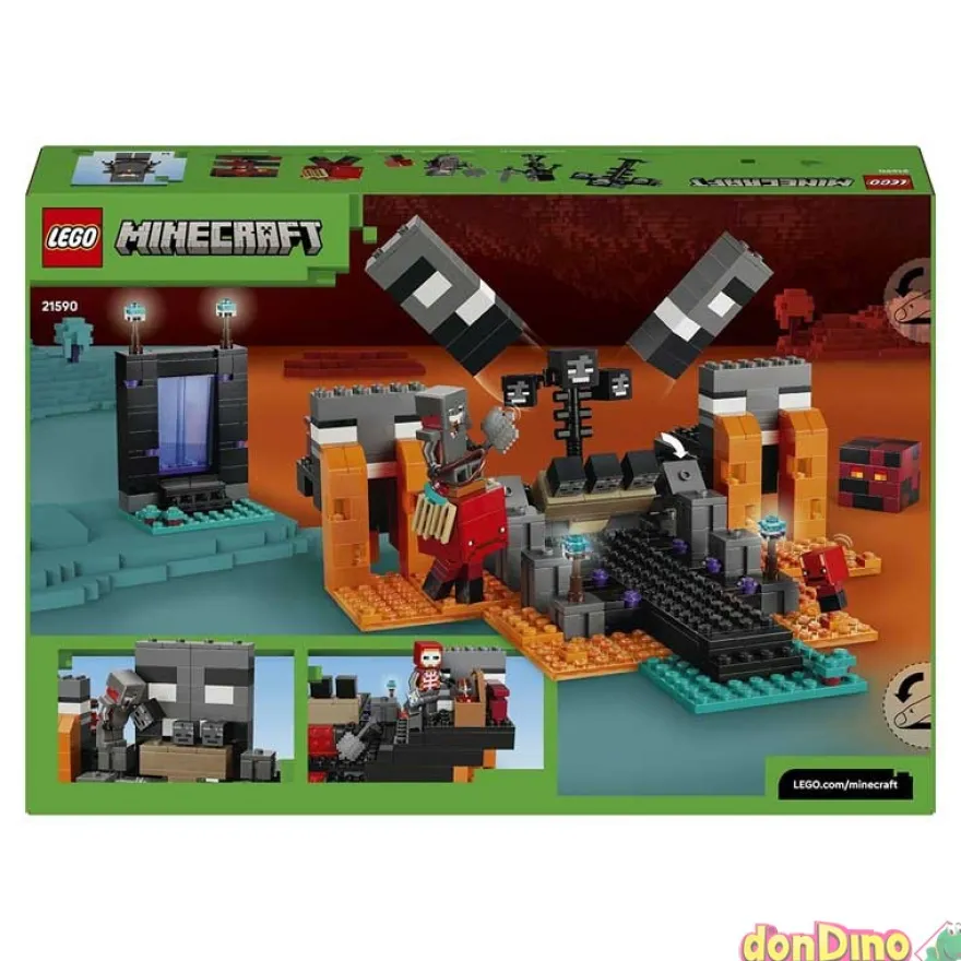 La batalla contra el wither lego minecraft 494 pzas.