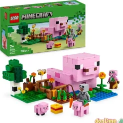 La casa-cerdo bebe lego minecraft 238 pzas.