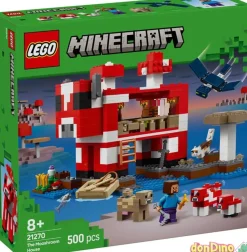 La casa-champiñaca lego minecraft 500 pzas.