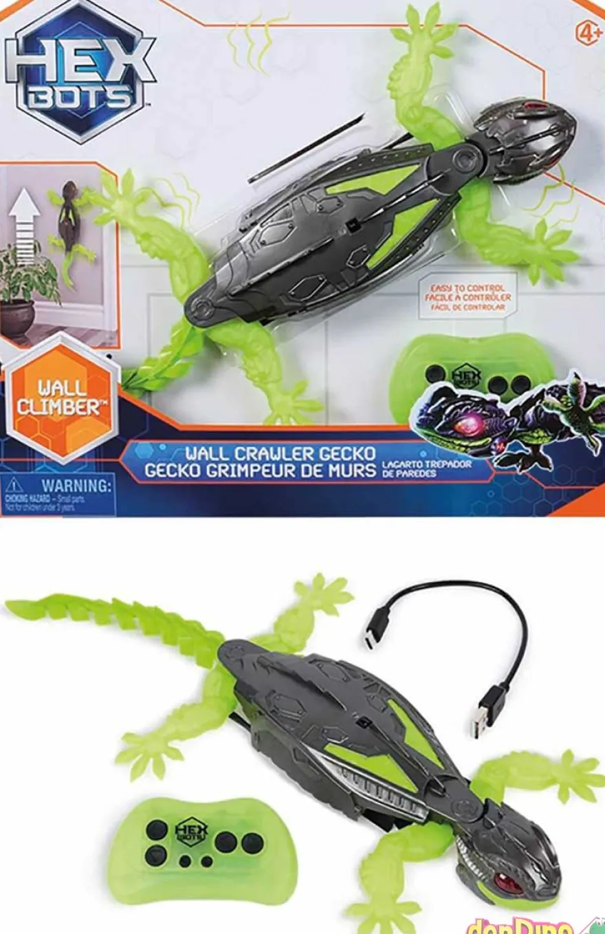 Lagarto trepador de paredes hex bots r/c