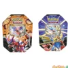 Lata cartas pokemon ex surtidas 1 carta holográfica,4 sobres mejora