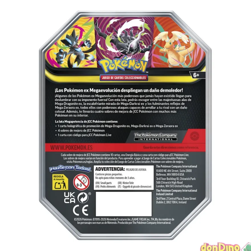 Lata 4 Sobres Pokémon Surtidas