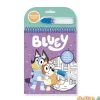 Libro bluey c/rotulador agua paginas reutilizables