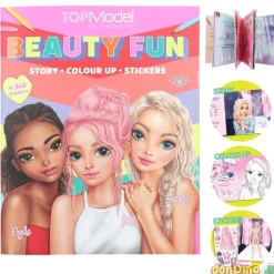 Libro colorear beauty top model