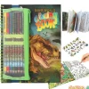 Libro colorear c/lapices dino world top model