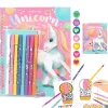Libro colorear con set colores ylvi