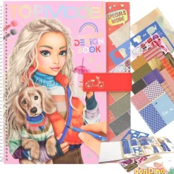 Libro colorear especial top model