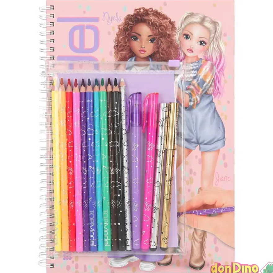 Libro de colorear c/set top model