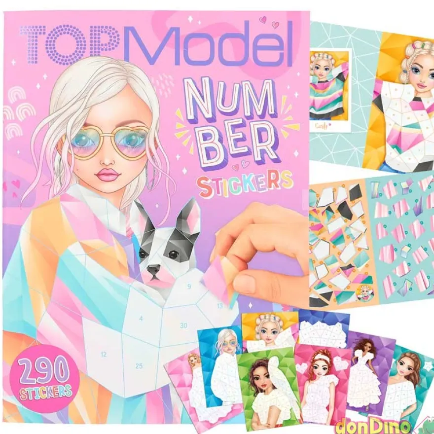 Libro de pegatinas top model