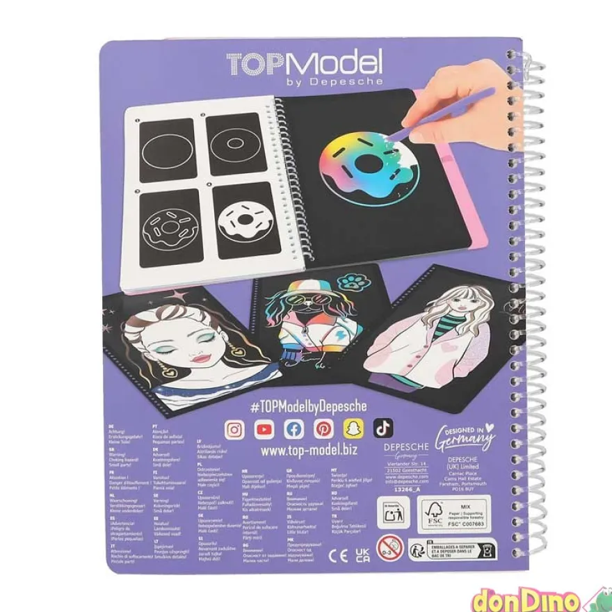 Libro magic scratch top model