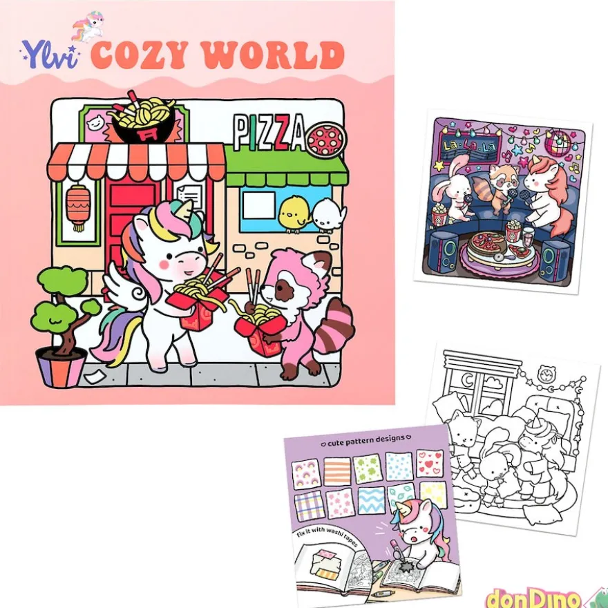 Libro para colorear ylvi cozy world