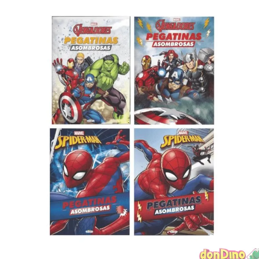 Libro pegatinas asombrosas marvel