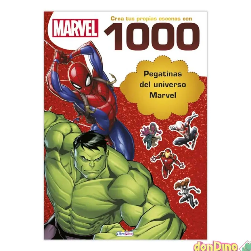Libro 1000 pegatinas marvel crea tus propias escenas