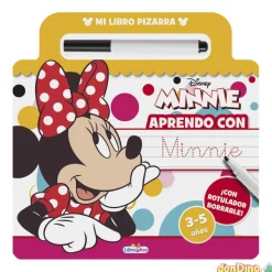 Libro pizarra aprendo con minnie
