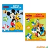 Libro super pegacolor mickey&amigos c/40 pegatinas